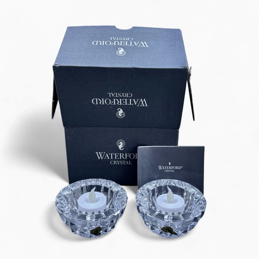 Waterford Crystal Votive Candle Holders - Set of 2